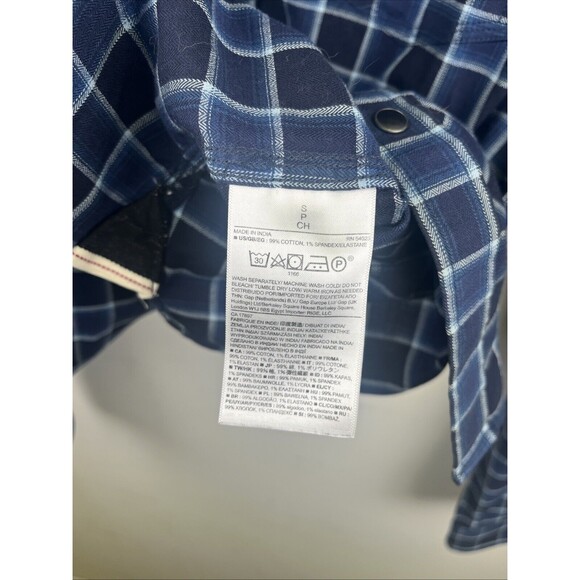 Banana Republic Mens Tailored Slim Fit Plaid Button Up Shirt Size Small - Picture 3 of 7